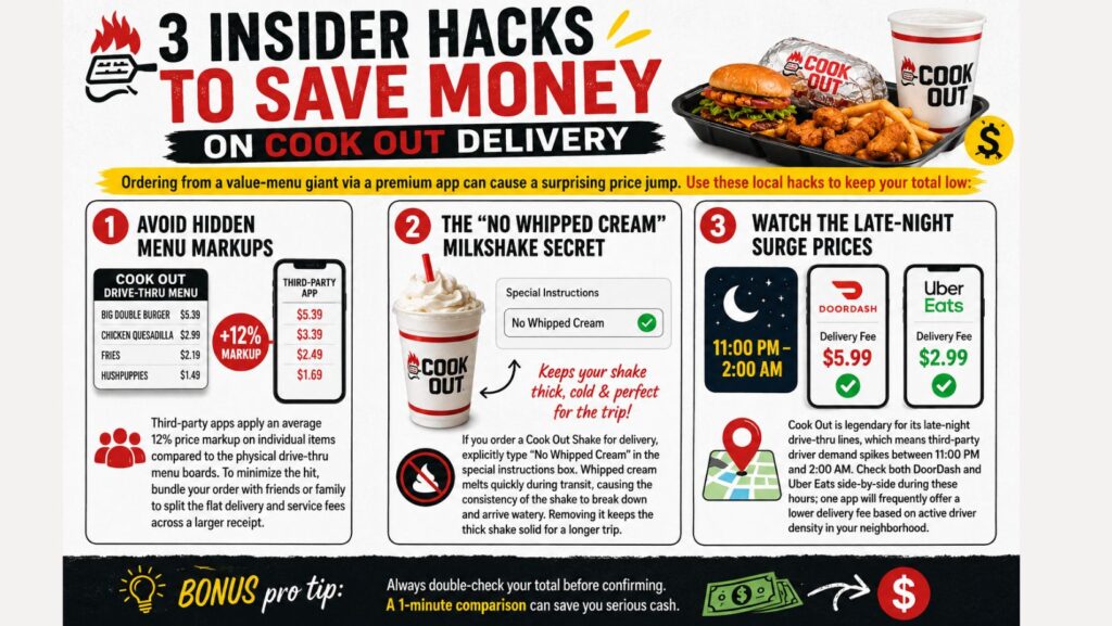 3 Insider Hacks to Save Money on CookOut Delivery