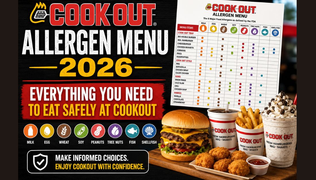 Cookout Allergen Menu 2026 — Everything You Need to Eat Safely at Cookout
