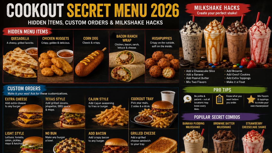 Cookout Secret Menu 2026: Hidden Items, Custom Orders & Milkshake Hacks